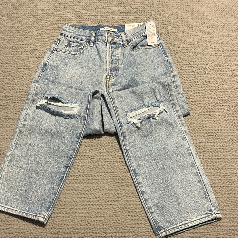 PacSun High Rise Straight Jeans